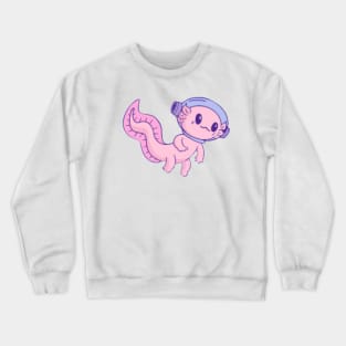 Astronaut Axolotl Crewneck Sweatshirt